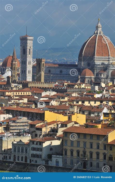 Florence after Sunset from Piazzale Michelangelo, Florence, Italy Editorial Stock Photo - Image ...