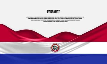 Premium Vector | Paraguay flag design waving paraguay flag made of satin or silk fabric vector ...