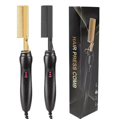 Copper electric hot comb, 500 degree heated comb, customized 2 in 1 ...