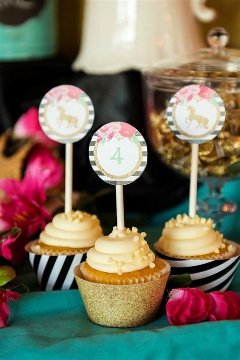 Kara's Party Ideas Glamorous Unicorn Birthday Party | Kara's Party Ideas