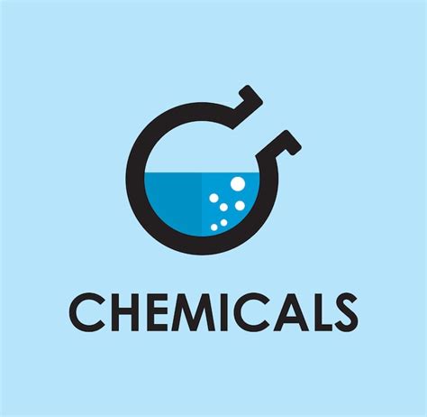 Premium Vector | Chemical logo design illustration