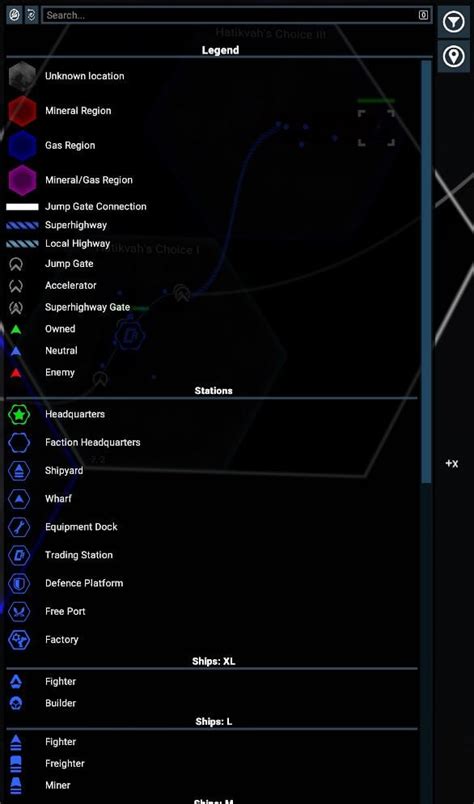 X4: Foundations - The X-Universe Map