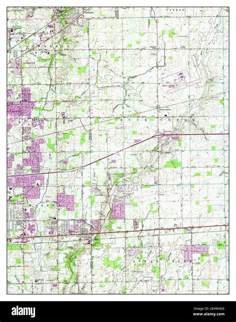 Cumberland, Indiana, map 1962, 1:24000, United States of America by Timeless Maps, data U.S ...