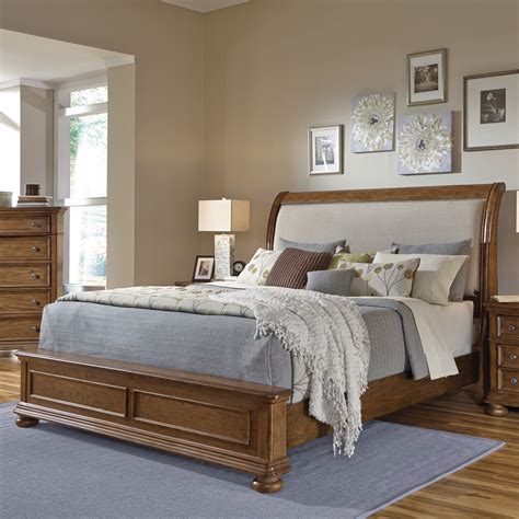 Home Meridian Paxton Low Profile Bed | from hayneedle.com | Home room design, Room design ...