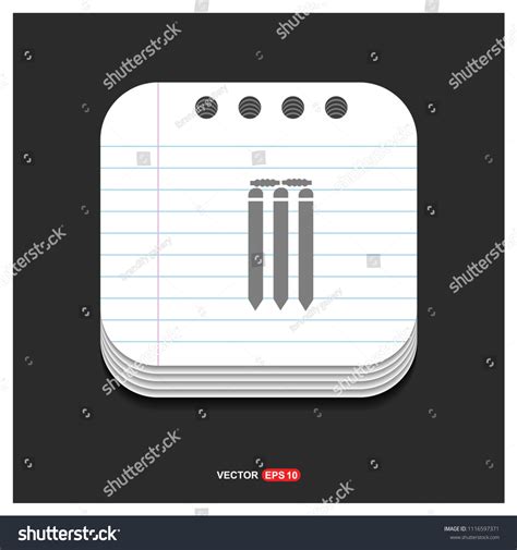 Cricket Bails Icon Free Vector Icon Stock Vector (Royalty Free) 1116597371 | Shutterstock