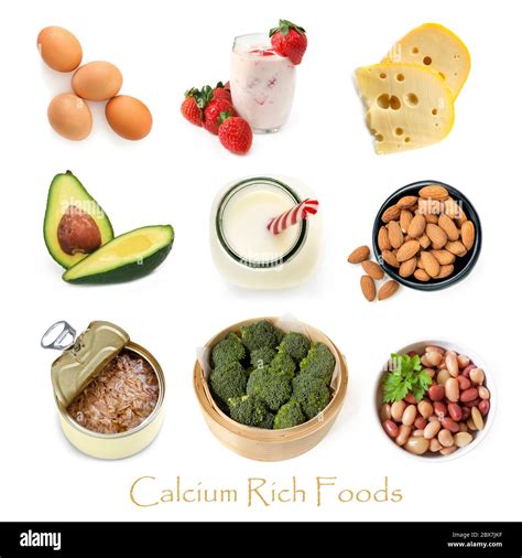 Calcium Rich Foods Chart