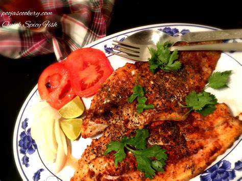 Quick Spicy Fish – Pooja's Cookery