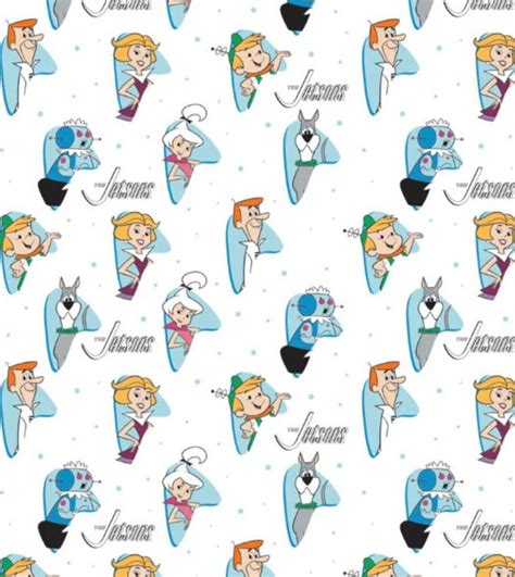 The Jetsons Characters TV Cartoon Series Camelot White Cotton - Etsy