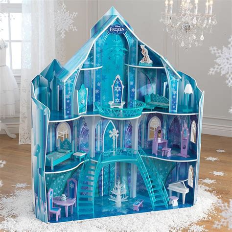 Disney Frozen Snowflake Mansion Dollhouse by KidKraft Frozen Dollhouse : Amazon.nl: Speelgoed ...