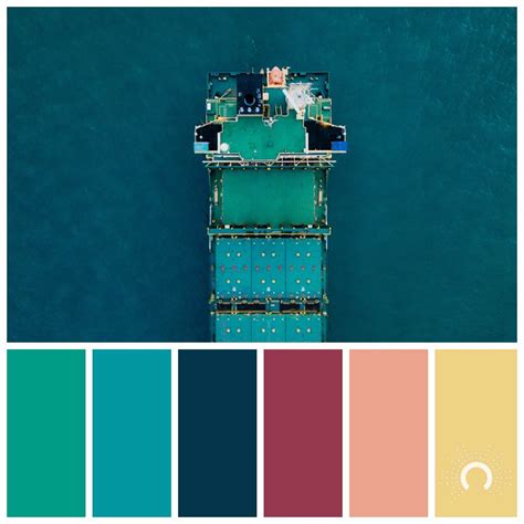 color palette, color combination, color combo, Farbpalette, hue, blue-green, blue, green, red ...