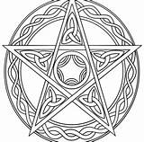 Pentacle Coloring Pages Sketch Page sketch template