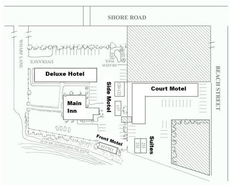 Ogunquit Maine Beach Motel Property Map