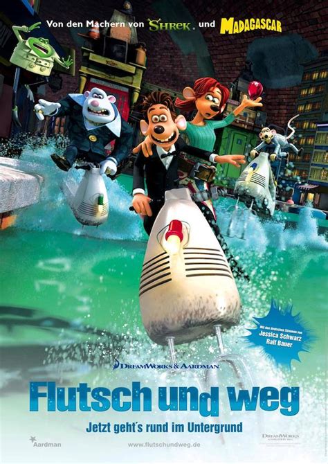 Flushed Away (2006) - Poster DE - 3000*4241px