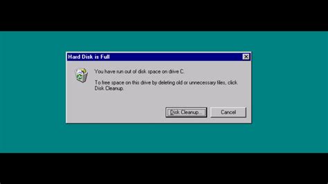 Mildly amusing error on Windows 98 : r/softwaregore