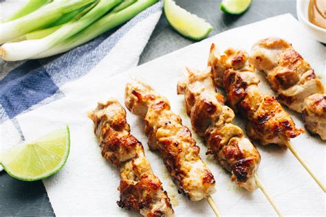 marinated grilled chicken skewers | seefoodplay.com - seefoodplay.com