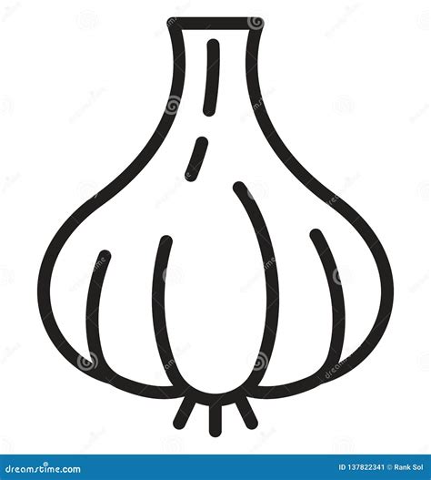 Garlic Bulb Isolated Vector Icon that Can Be Easily Modified or Edit ...