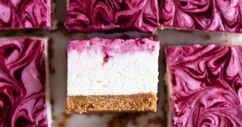 No Bake Mixed Berry Cheesecake Bars - healthy dinner recipe