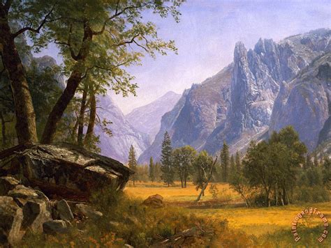 Albert Bierstadt Yosemite Valley painting - Yosemite Valley print for sale