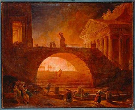 The Great Fire of Rome, 64 CE. (Illustration) - World History Encyclopedia