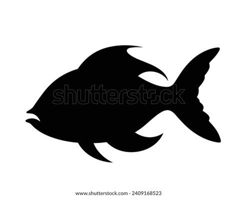 Jumping Fish Silhouette Collection Black Fish Stock Vector (Royalty Free) 2409168523 | Shutterstock