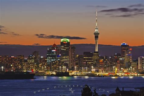 Auckland City Night Picture | Photo, Information