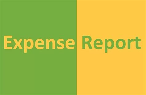 Expense Report Template Excel | Free Word & Excel Templates