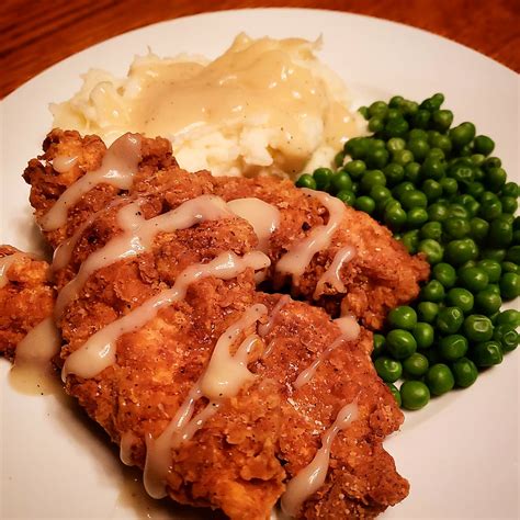 Homemade Country Fried Chicken and Gravy : r/FoodPorn