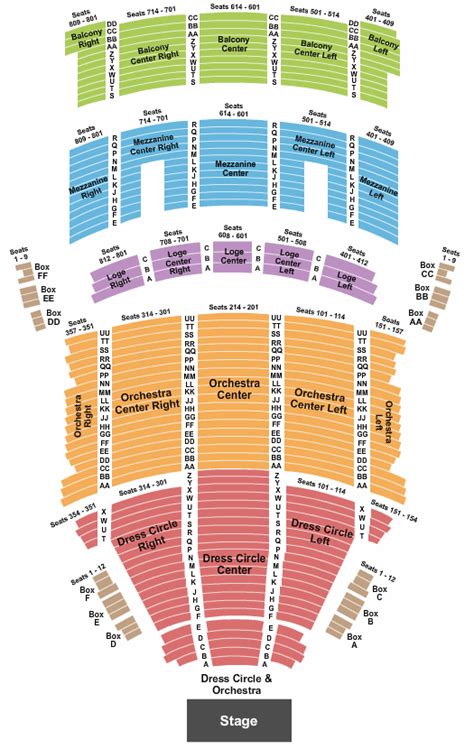 KeyBank State Theatre Seating Chart | Star Tickets