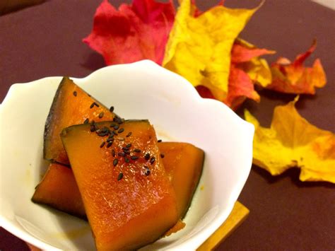 Poppin' kitchen: Boiled Kabocha pumpkin