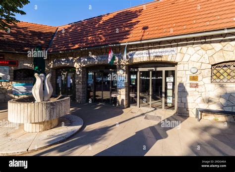 Entrance of Tapolca Lake Cave Visitor Centre, Tapolca, Hungary Stock Photo - Alamy