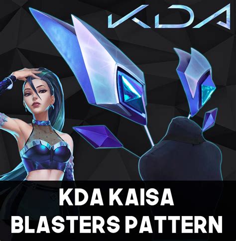 KDA Kaisa (2020) Blasters Pattern | Kinpatsu Cosplay