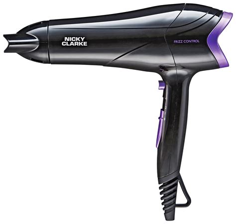 Nicky Clarke Frizz Control Lightweight Hair Dryer (5533369) | Argos ...