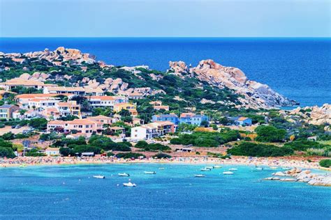 Beach on Mediterranean Sea in Santa Teresa Gallura Stock Photo - Image ...