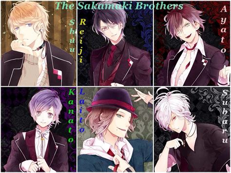 Which Sakamaki Brothers (Diabolik Lovers) Is Your Favourite? | Anime Amino