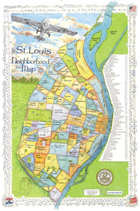 Welcome To BigStick, Inc. - St. Louis Neighborhood Map - Larger View of Map