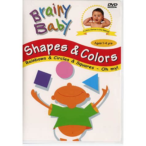 Brainy Baby Shapes & Colors DVD: Rainbows, Circles and Squares Classic Edition - Walmart.com