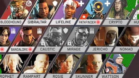 Apex Legends dataminers make a lovely select screen for 10 seemingly leaked characters | GamesRadar+