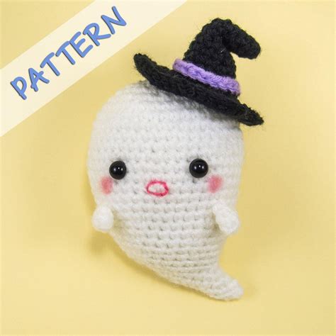 Boo the Ghost Amigurumi Crochet Toy Pattern – Snacksies Handicraft