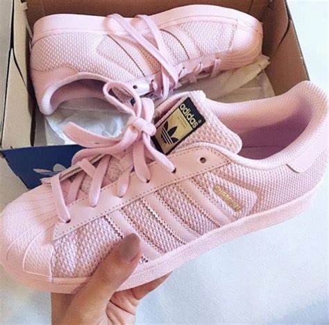 Pink superstar adidas trainers | Sneakers shoes outfit, Adidas superstar pink, Adidas women