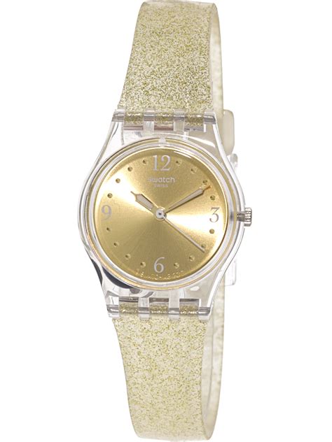 Swatch Women's Golden Glistar Too LK382 Gold Silicone Swiss Quartz Fashion Watch | Walmart Canada