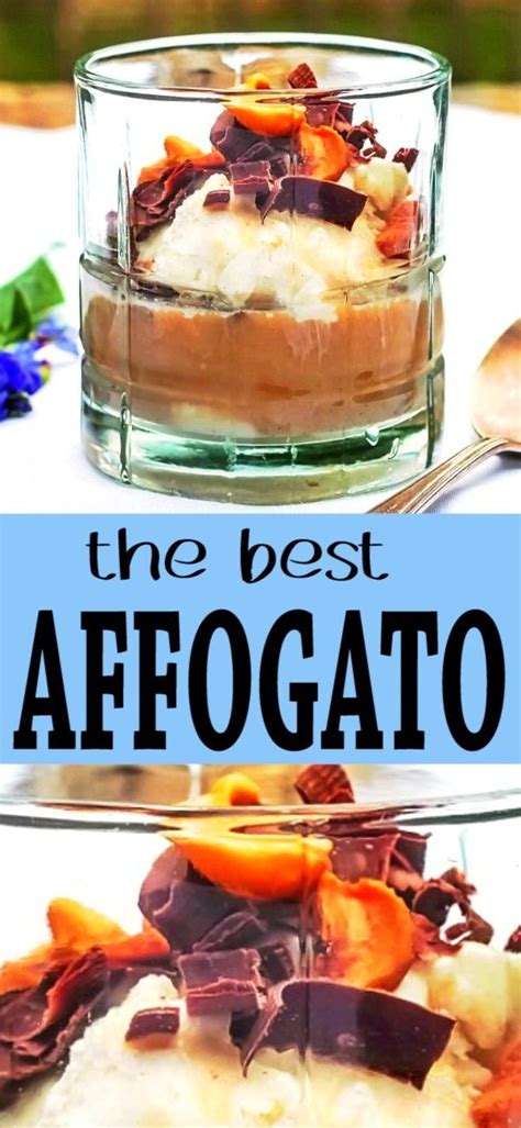 AFFOGATO | Low carb recipes dessert, Recipes, Delicious desserts