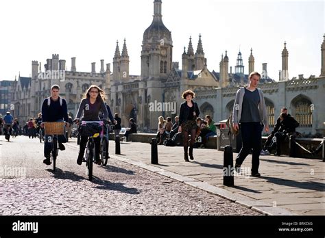 Cambridge University Students, Cambridge, Britain, UK Stock Photo - Alamy