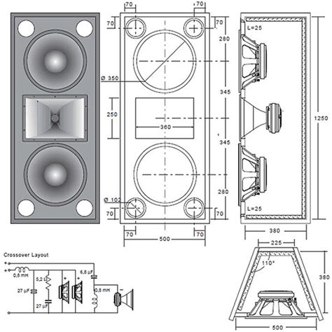 Resultado de imagem para speaker plans | Speaker plans, Subwoofer box ...