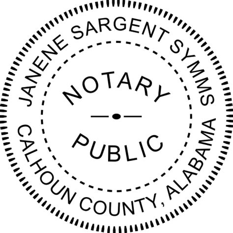 Alabama Notary Seal Stamp - Simply Stamps