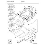 Frigidaire FGGH3047VFB gas range parts | Sears PartsDirect