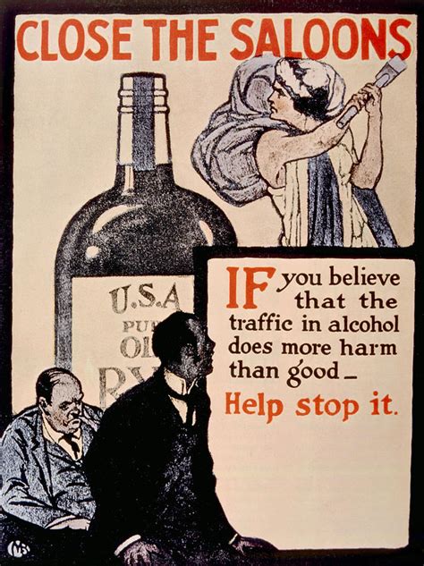 Prohibition Poster, 1918 Photograph by Everett