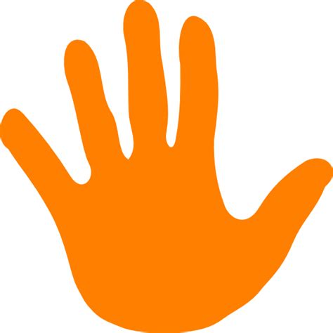 Free Orange Hand Cliparts, Download Free Orange Hand Cliparts png images, Free ClipArts on ...