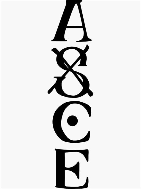 "ASCE ( Ace Tattoo ) One Piece Sticker" Sticker by MckenzBarr | Redbubble