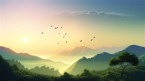 Mountain Flying Bird An Image Of Mountains With Birds Over Them ...