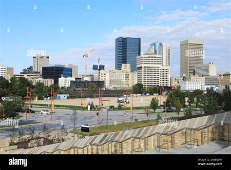 A Skyline view of Winnipeg, Manitoba Stock Photo - Alamy